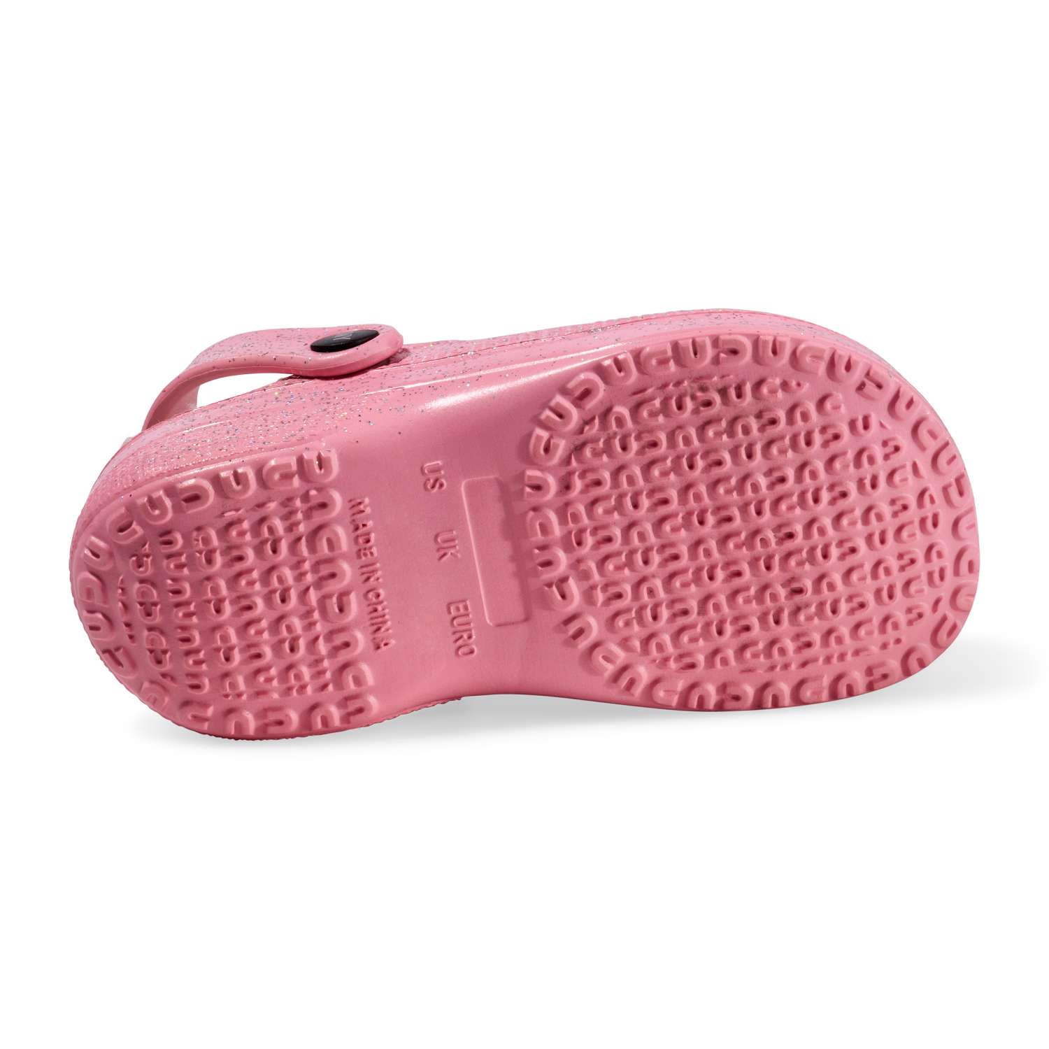 slide 3 of 6, Capelli Girl Fur Clog Glitter. Pink. Size 3/4, 3/4