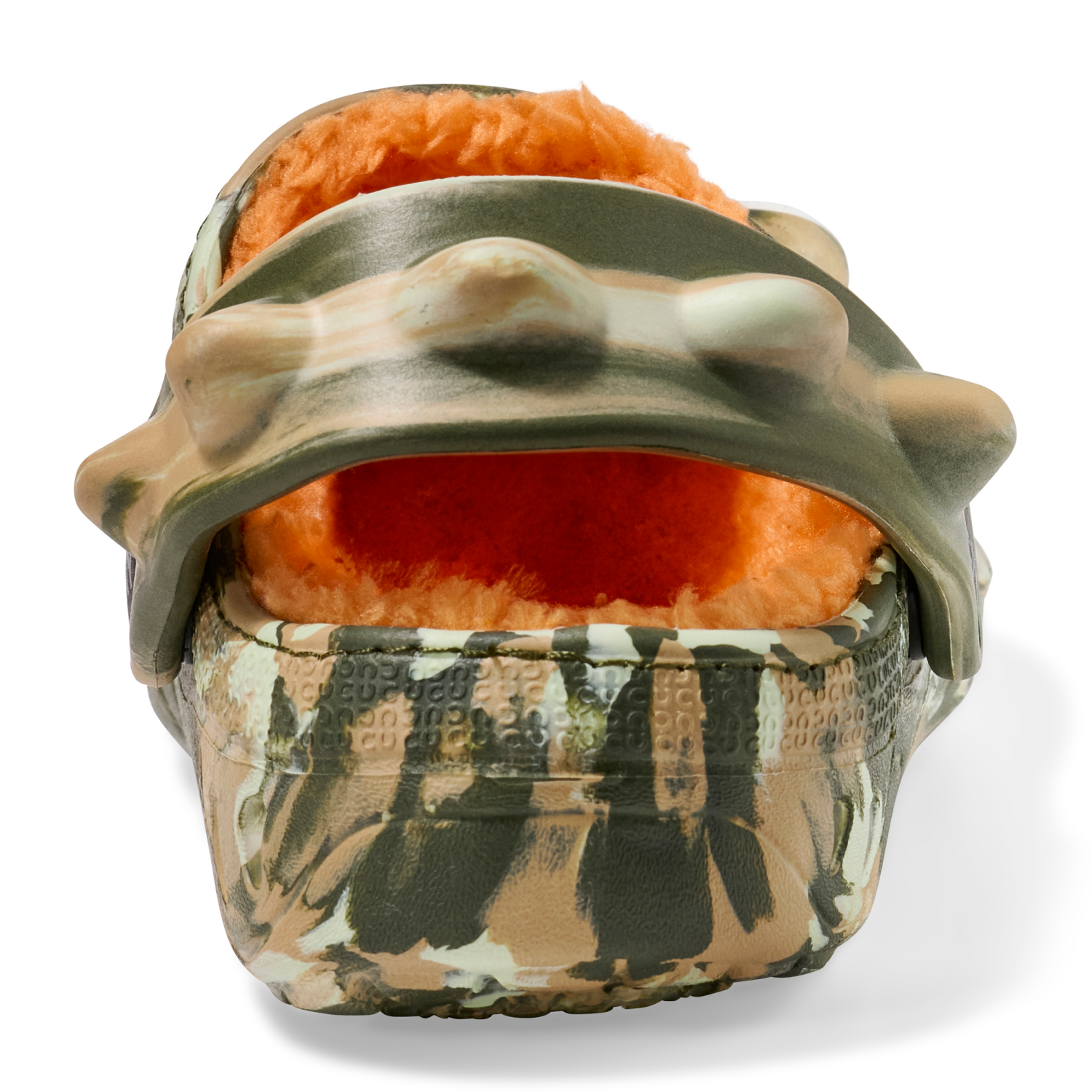 slide 2 of 6, Capelli Tod Boy Fur Clog Cator. Orange. Size 8/9, 8/9