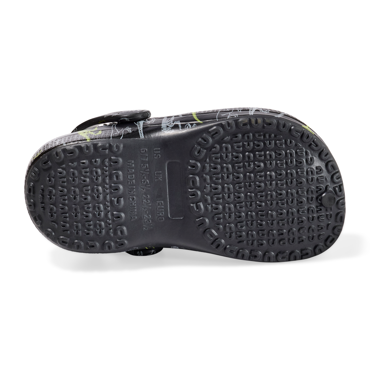 slide 3 of 6, Capelli Tod Boy Fur Clog Dino. Black. Size 8/9, 8/9