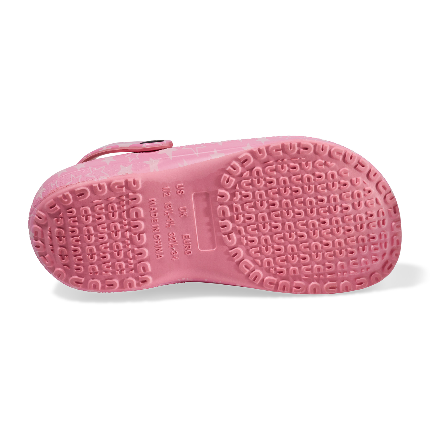 slide 3 of 6, Capelli Girl Fur Clog Stars. Pink. Size 3/4, 3/4