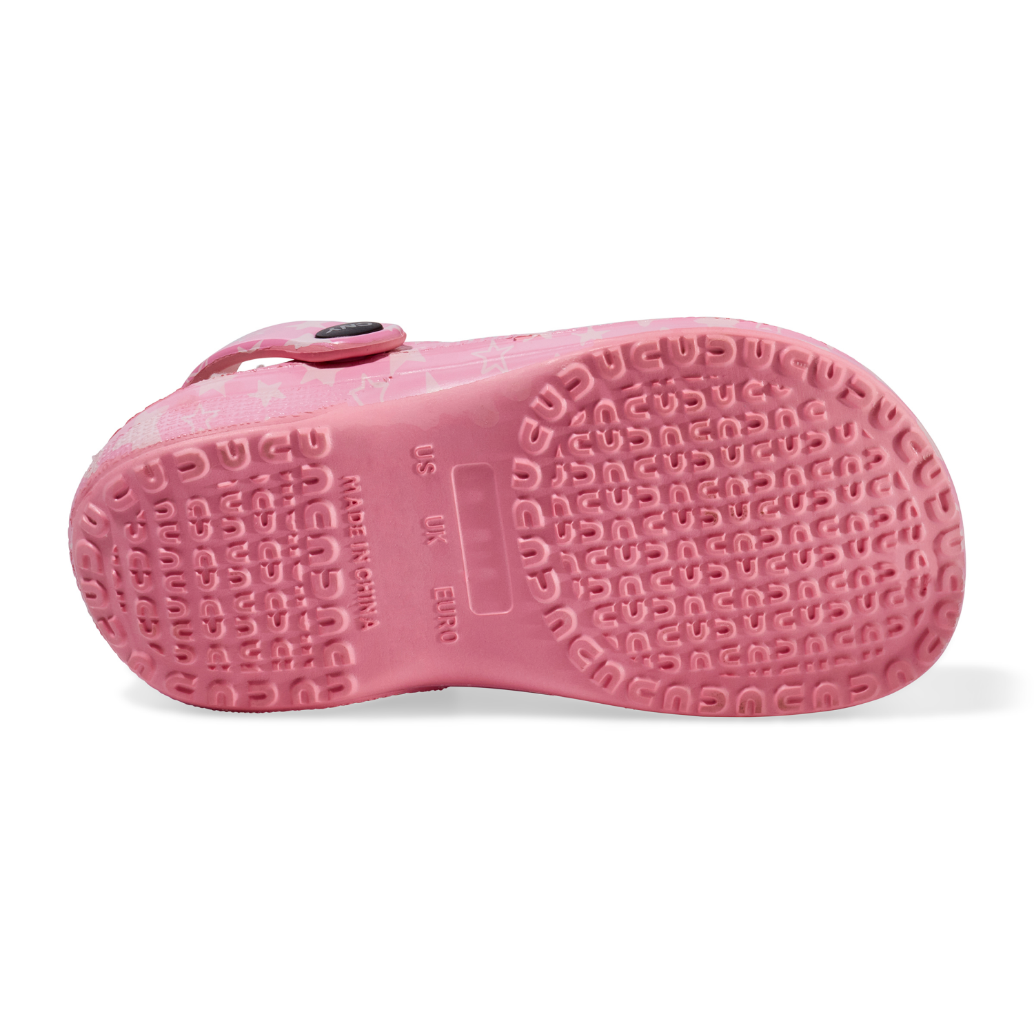 slide 3 of 6, Capelli Tod Girl Fur Clog Stars. Pink. Size 4/5, 4/5