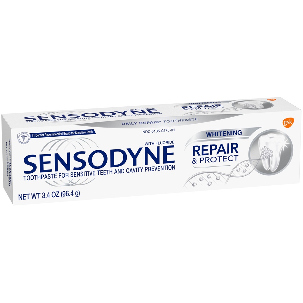 slide 2 of 3, Sensodyne Repair and Protect Teeth Whitening Sensitive Toothpaste - 3.4 Ounces, 3.4 oz