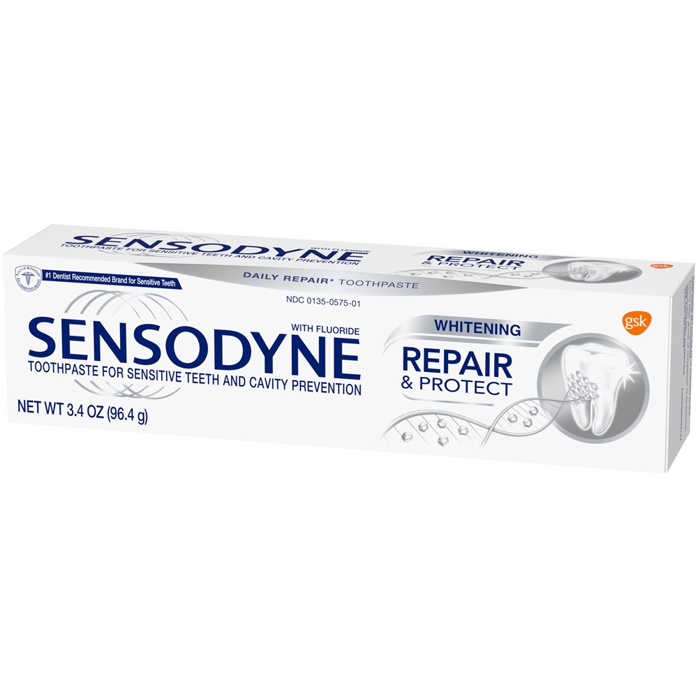 slide 3 of 3, Sensodyne Repair & Protect Whitening Toothpaste - 3.4oz, 3.4 oz