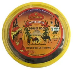Golden Deglet Noor Dates - 28 Oz
