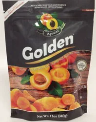 Golden Dried Soft Apricots - 12 Oz