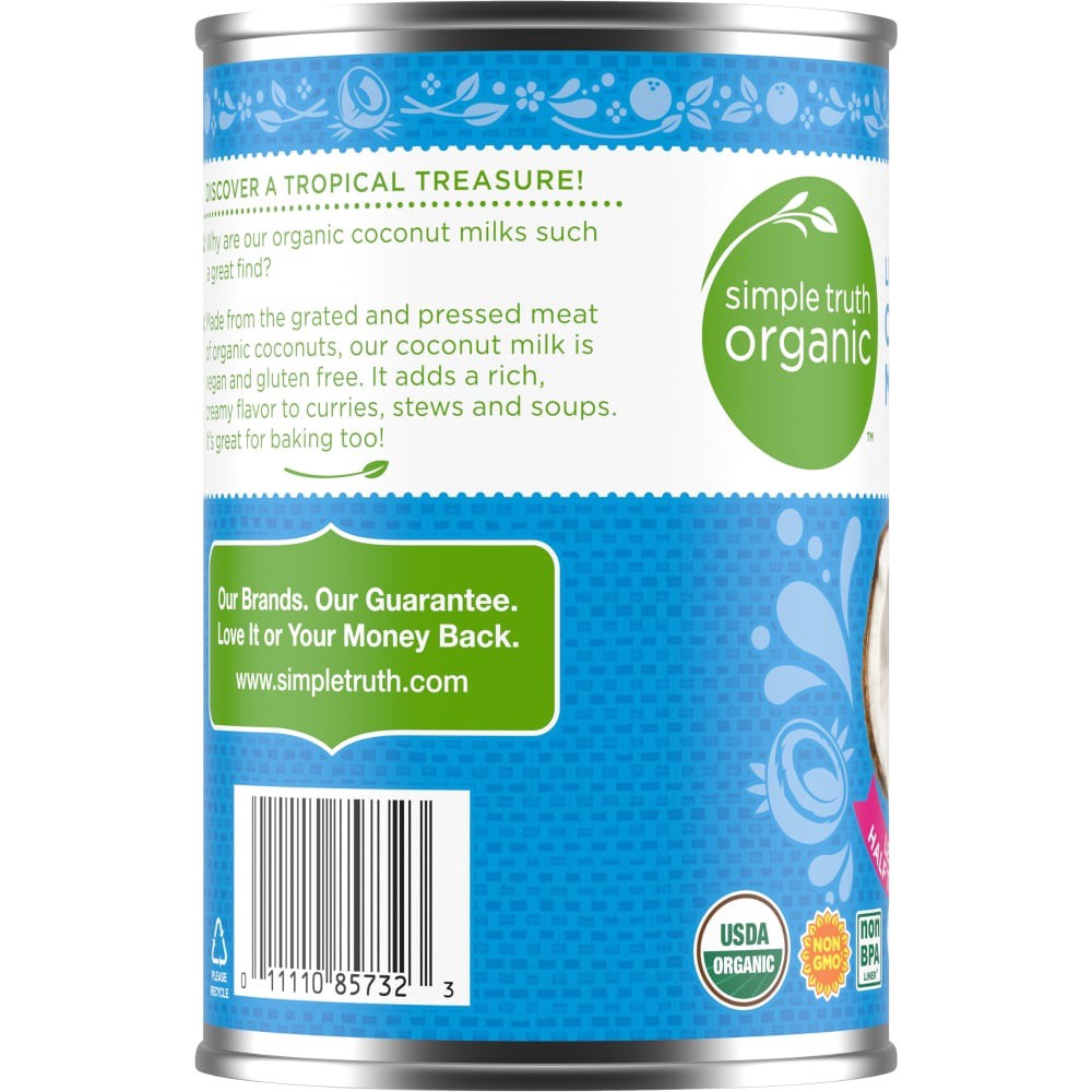 slide 3 of 4, Simple Truth Organic Light Coconut Milk, 13.5 fl oz