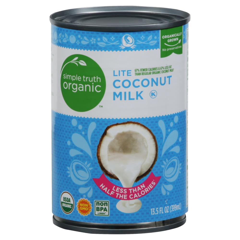 slide 1 of 4, Simple Truth Organic Light Coconut Milk, 13.5 fl oz