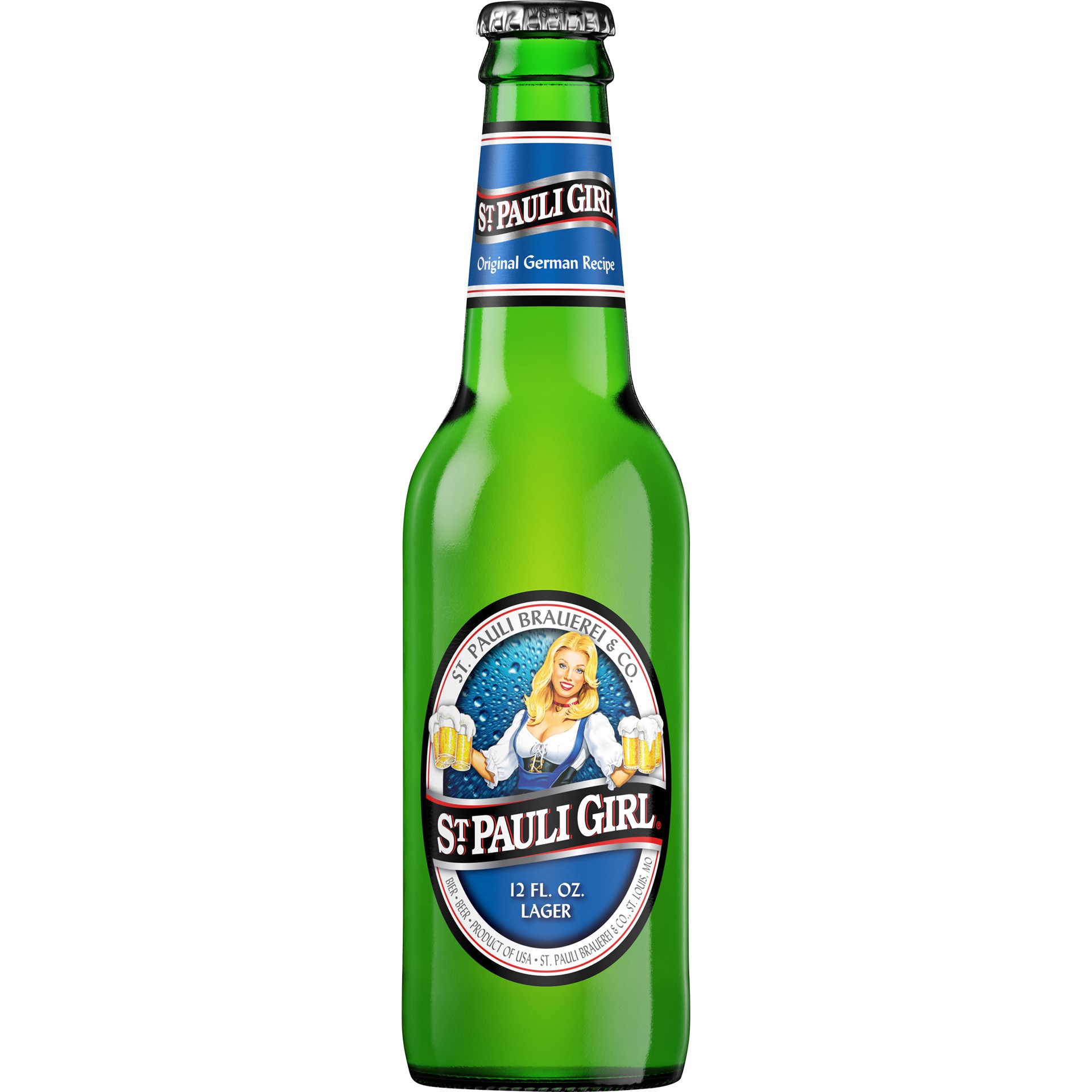 slide 2 of 2, Saint Pauli Girl Lager - Import St. Pauli Girl Lager, 12 fl. oz. Bottle, 12 oz