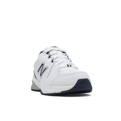 New Balance Men's 608 Shoes, Size 11.5w, White/navy