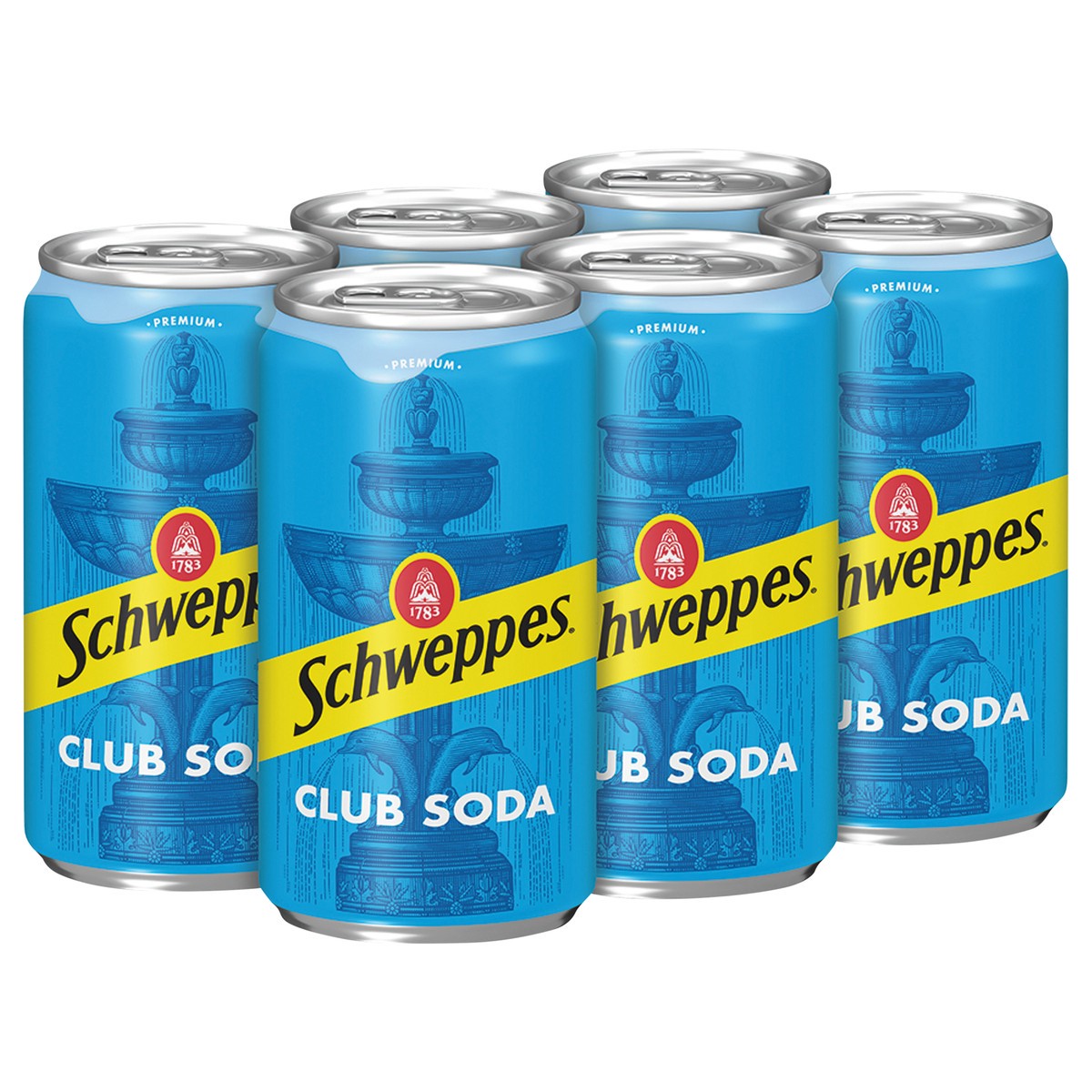 slide 2 of 4, Schweppes Club Soda, 6 ct; 12 oz