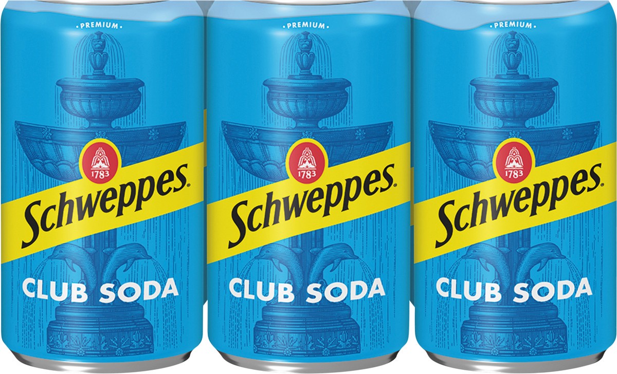slide 3 of 4, Schweppes Club Soda, 6 ct; 12 oz