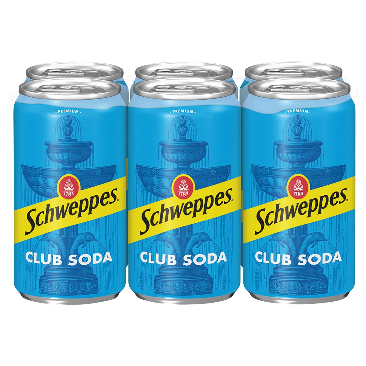 slide 1 of 4, Schweppes Club Soda - 6 ct; 12 oz, 6 ct; 12 oz