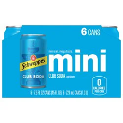Schweppes Club Soda - 6 ct; 12 oz