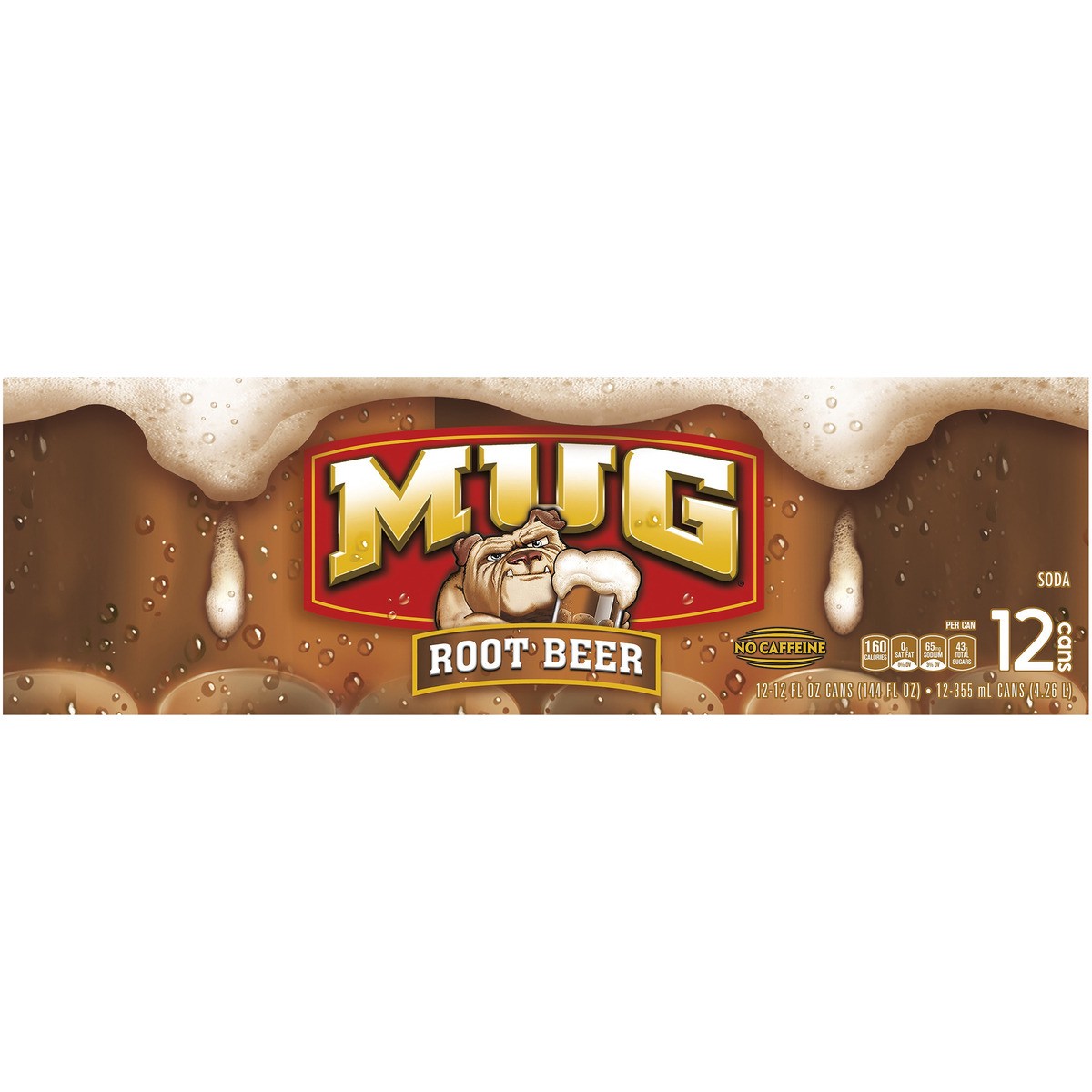 slide 6 of 12, Mug Soda Root Beer 12 Fl Oz 12 Count Can, 12 ct; 12 fl oz