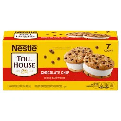 Nestle Toll House Vanilla Chocolate Chip Cookie Sandwiches, 7 Count