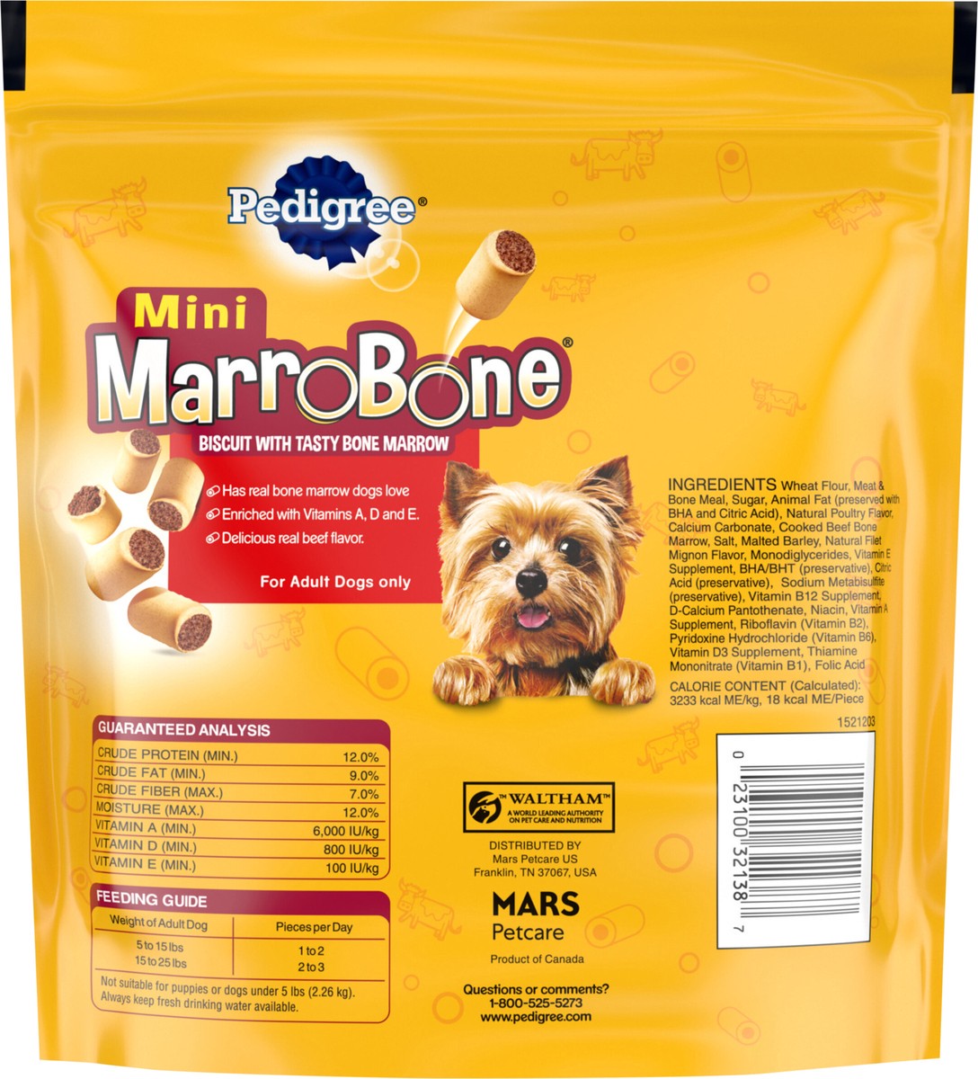 slide 7 of 9, Pedigree Marrobone Toy/Small Beef Flavor Treat, 15 oz