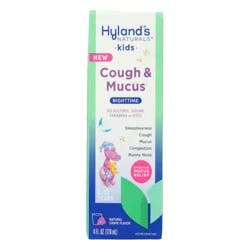 Hyland's Naturals Kids Nighttime Natural Grape Flavor Cough & Mucus 4 fl oz