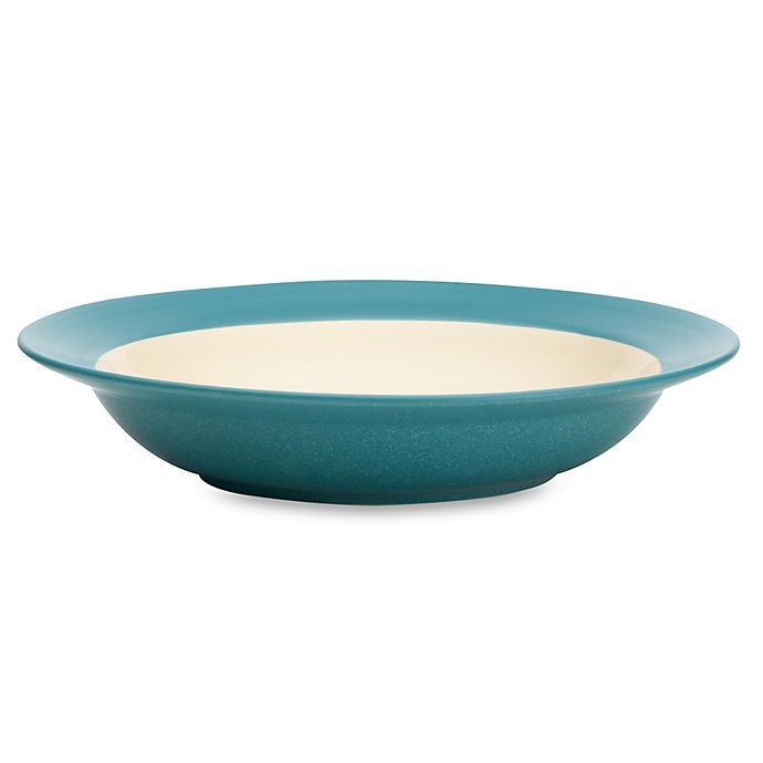 slide 1 of 1, Noritake Colorwave Rim Soup Bowl - Turquoise, 1 ct