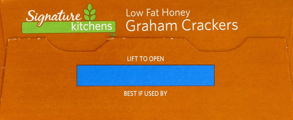 slide 4 of 4, Signature Kitchens Crackers Graham Honey Low Fat, 14.4 oz