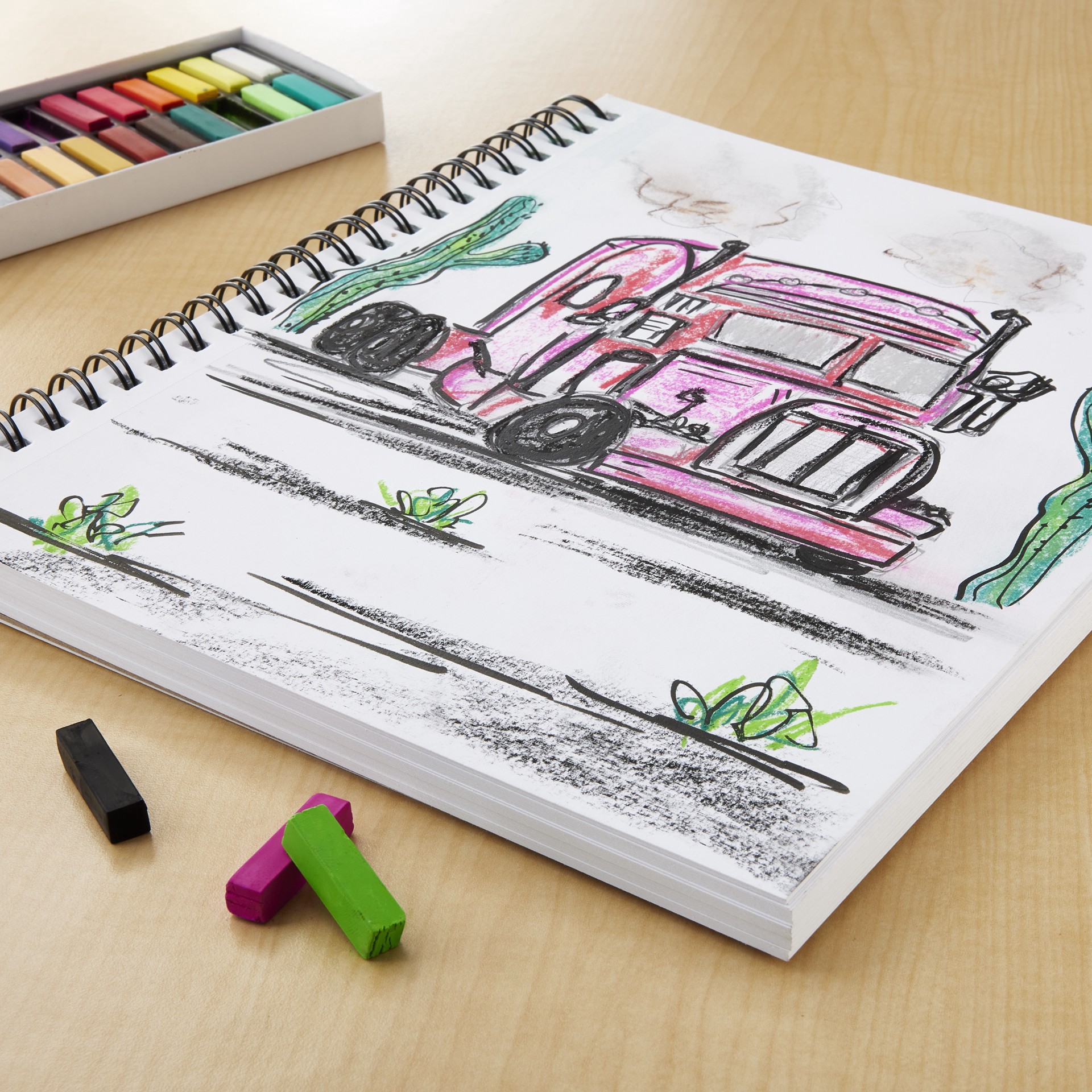 slide 2 of 6, Canson Xl Mix Media Pad, 9 in x 12 in