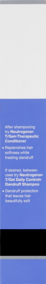 slide 8 of 9, T/Gel Extra Strength Therapeutic Shampoo with 1% Coal Tar, Anti-Dandruff Treatment for Long-Lasting Relief of Itchy, Flaky Scalp from Psoriasis & Seborrheic Dermatitis, 6 fl. oz, 6 fl oz