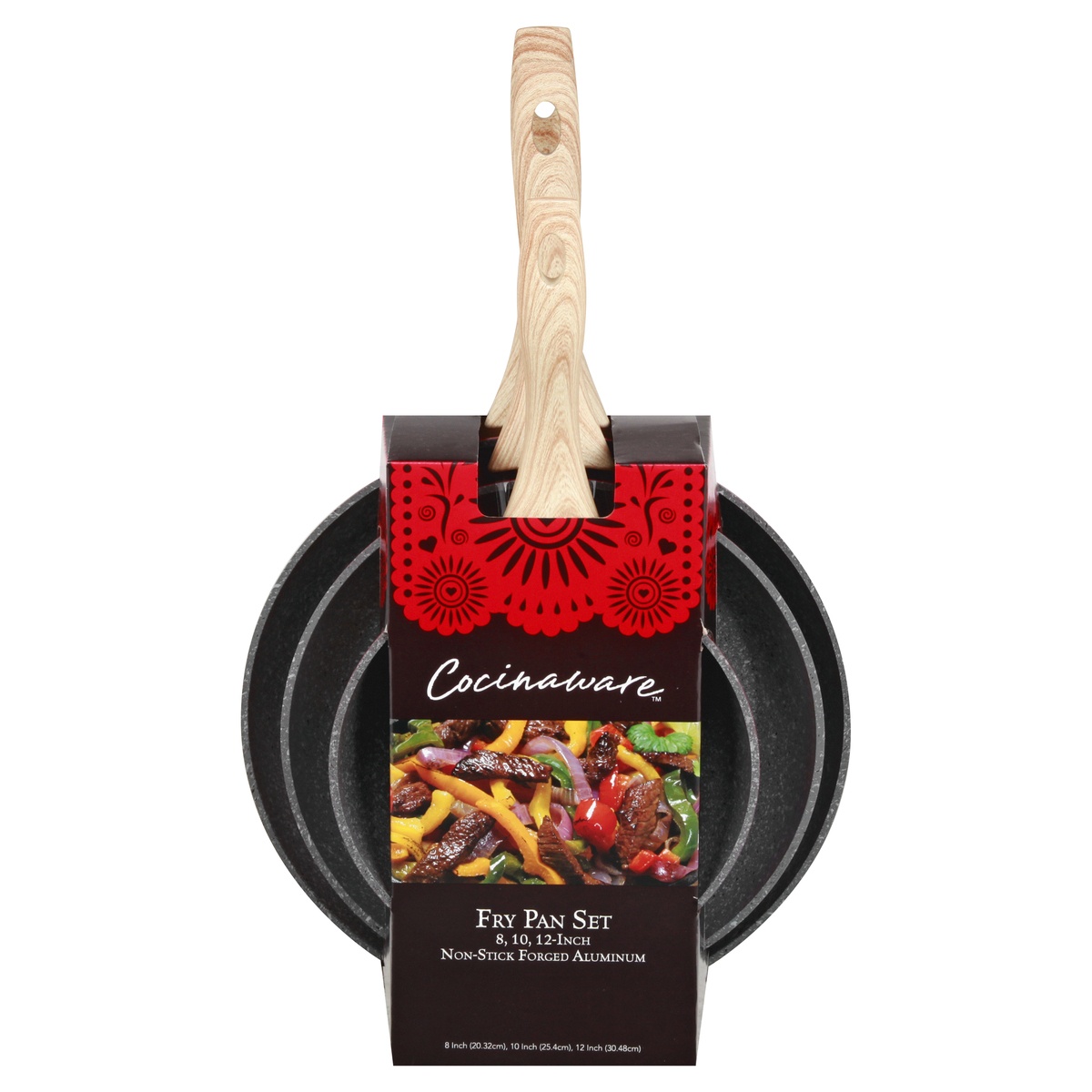 Cocinaware Red Enamel Cast Iron Fry Pan - Shop Frying Pans