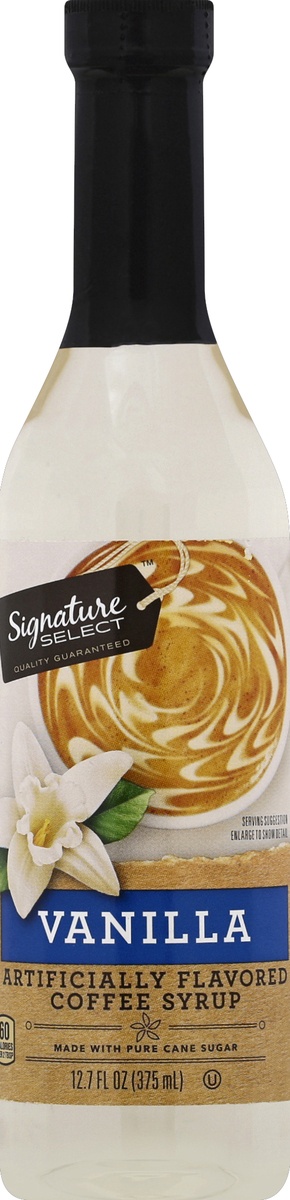 slide 2 of 2, Signature Select Coffee Syrup 12 oz, 