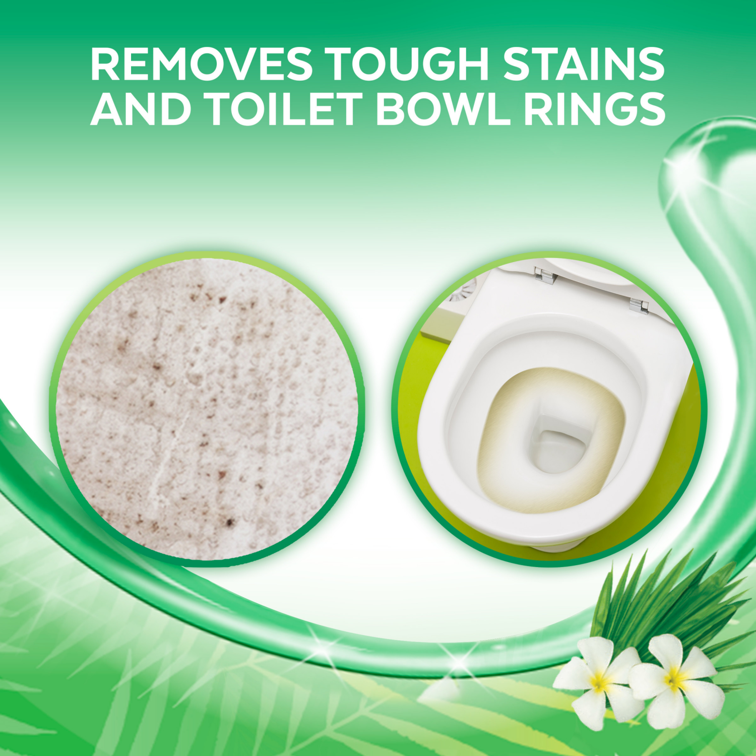 slide 5 of 6, Lysol® Toilet Bowl Cleaner Gel, For Cleaning And Disinfecting, Stain Removal, Brand New Day, Bamboo, 24 Fl Oz, 24 fl oz