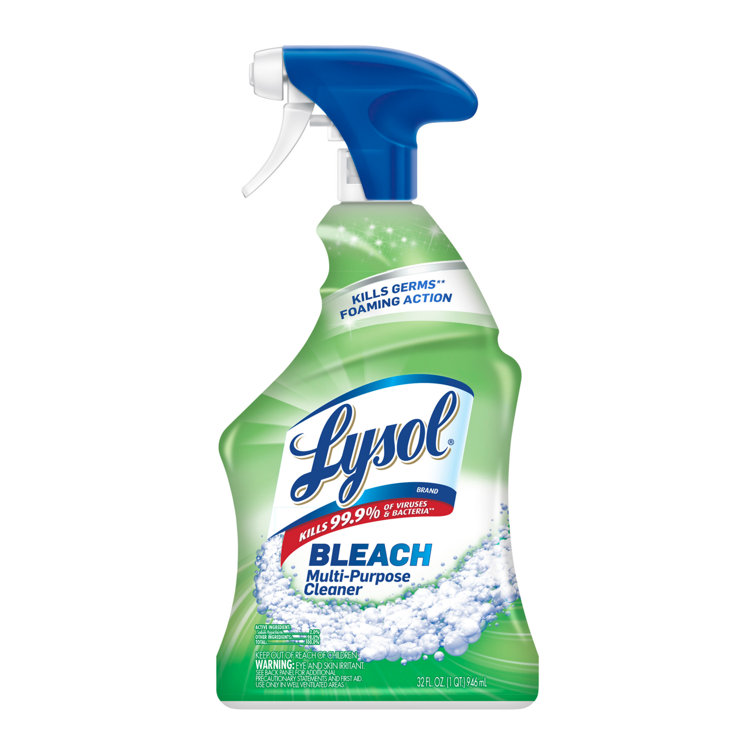 slide 1 of 4, Lysol Bleach Multi-Purpose Cleaner 32 oz, 32 oz