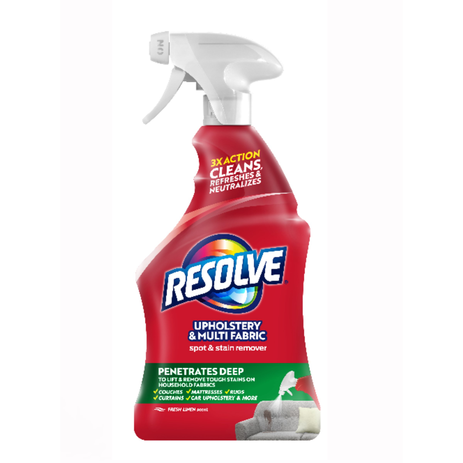 slide 1 of 6, Resolve Upholstery & Multi-Fabric Spot & Stain Remover 22 oz, 22 oz