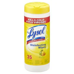 Lysol Lemon & Lime Blossom Scent Disinfecting Wipes 35 ea