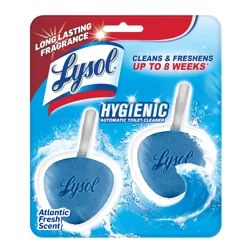 Lysol Hygienic Atlantic Fresh Scent Automatic Toilet Cleaner 2 ea