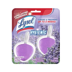 LYSOL Toilet Bowl Cleaner - Automatic ITB Disc - Lavender Fields 4/2 ct