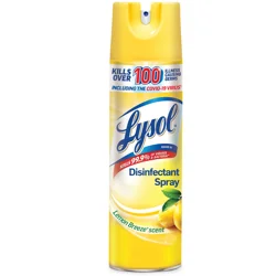 Lysol Disinfectant Spray, Sanitizing and Antibacterial Spray, For Disinfecting and Deodorizing, Lemon Breeze, 19 Fl Oz.