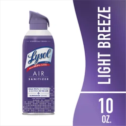 Lysol Light Breeze Scent Air Sanitizer 10 oz
