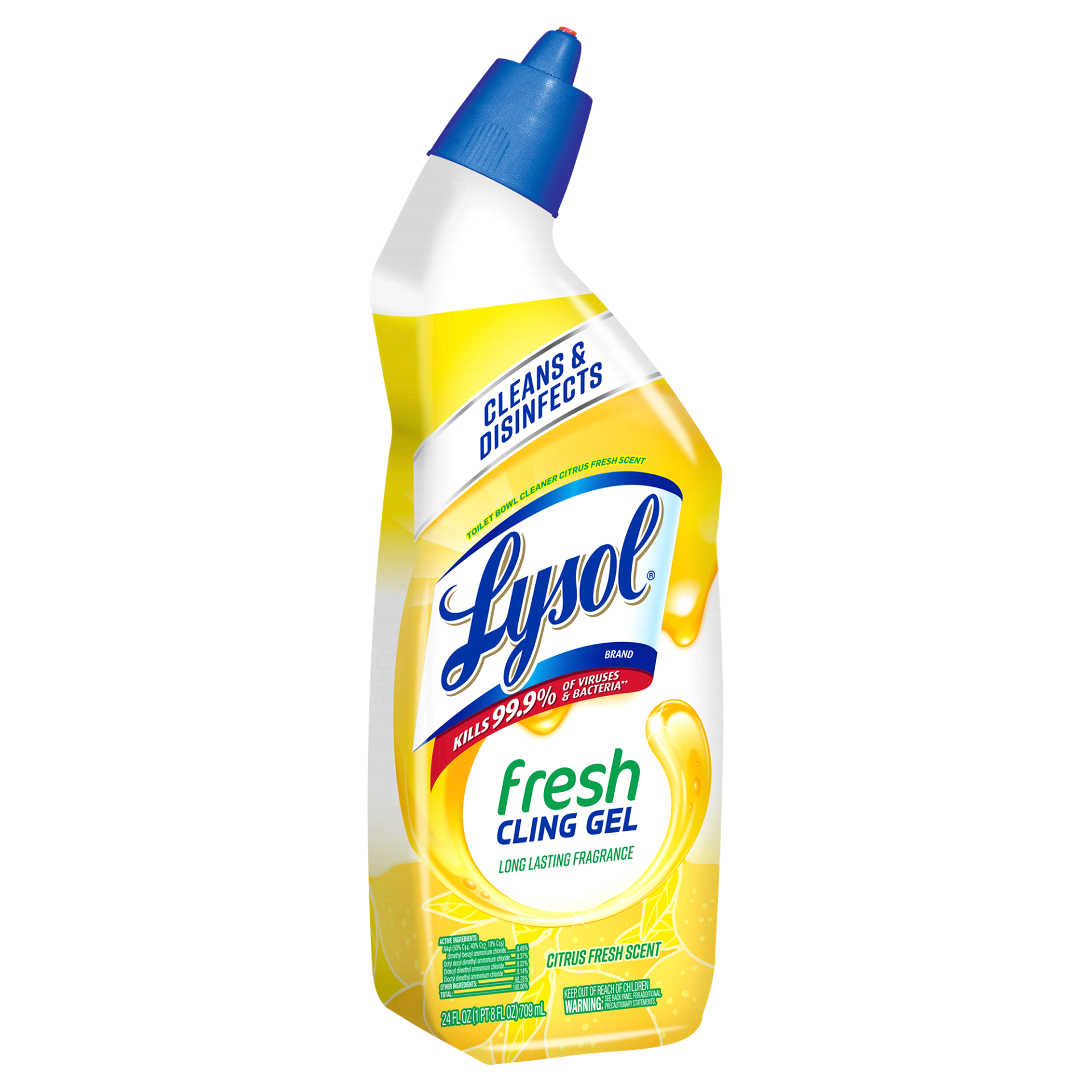 Lysol Toilet Bowl Cleaner Cling & Fresh Citrus Fresh Scent 24 oz Shipt