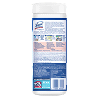 slide 2 of 5, LYSOL Disinfecting Wipes, Crisp Linen, 35 ct