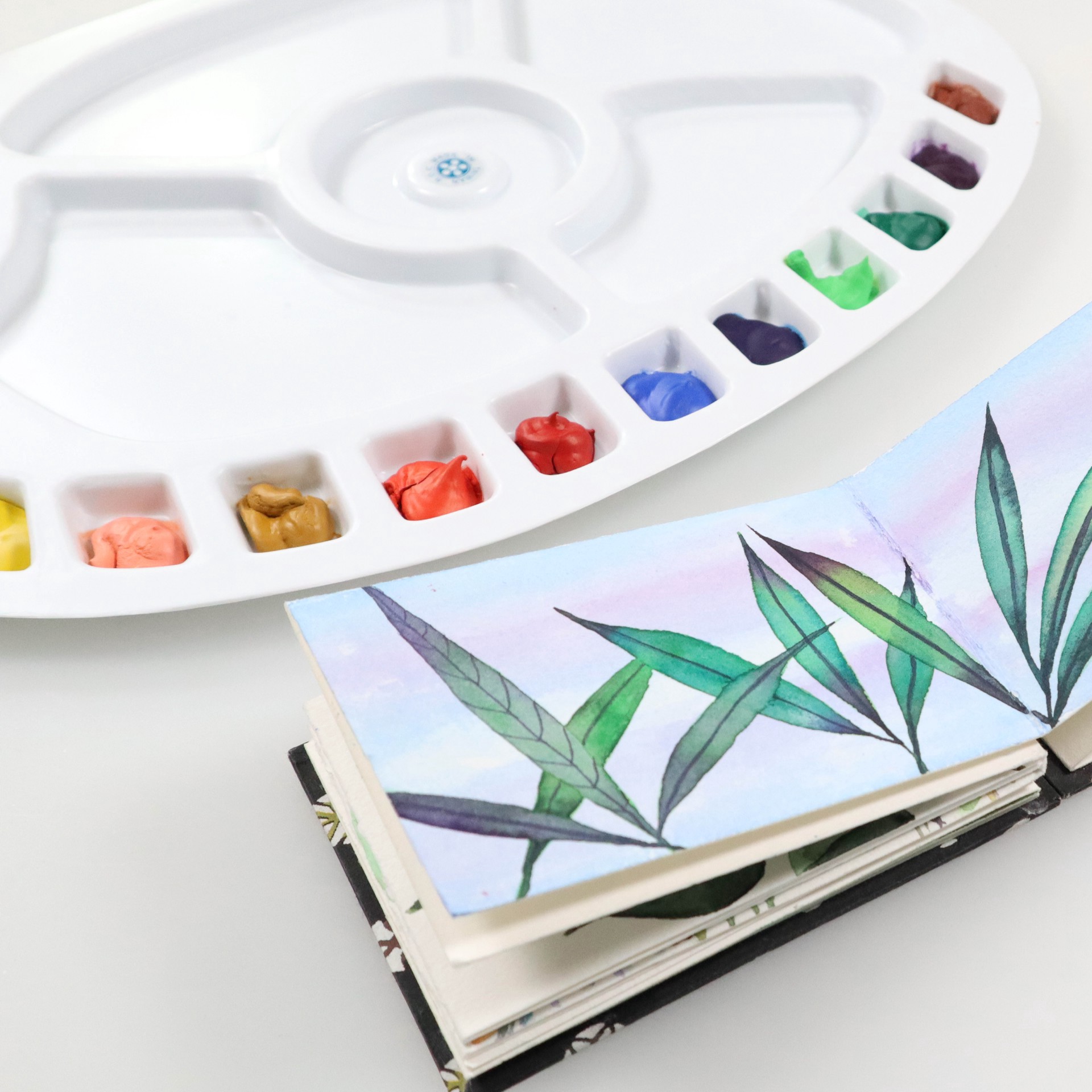 slide 3 of 6, Niji Premium Watercolor Set, 6 ml