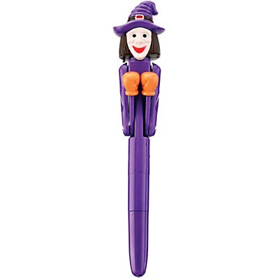 Planet Pens Spooky Witch Novelty Pen - Fun & Unique Kids & Adults Office  Supplies Ballpoint Pen, Colorful Purple Witch Writing Pen Instrument For  Cool