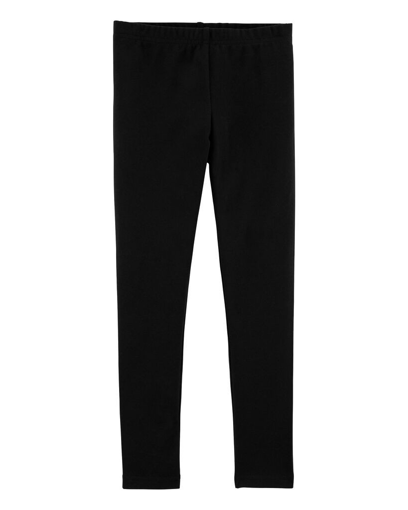 slide 2 of 2, Carter's Carters Kid Stretch Leggings Black 4, 1 ct