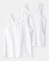 carters carter's Size Cotton Camisole Tanks - White