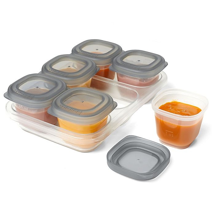 slide 6 of 11, Skip Hop SKIP*HOP Easy-Store Container and Tray Set - Grey, 7 ct