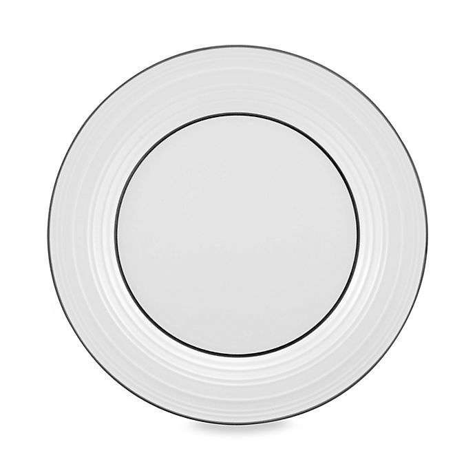 slide 1 of 1, Mikasa Swirl Banded Dinner Plate, 1 ct