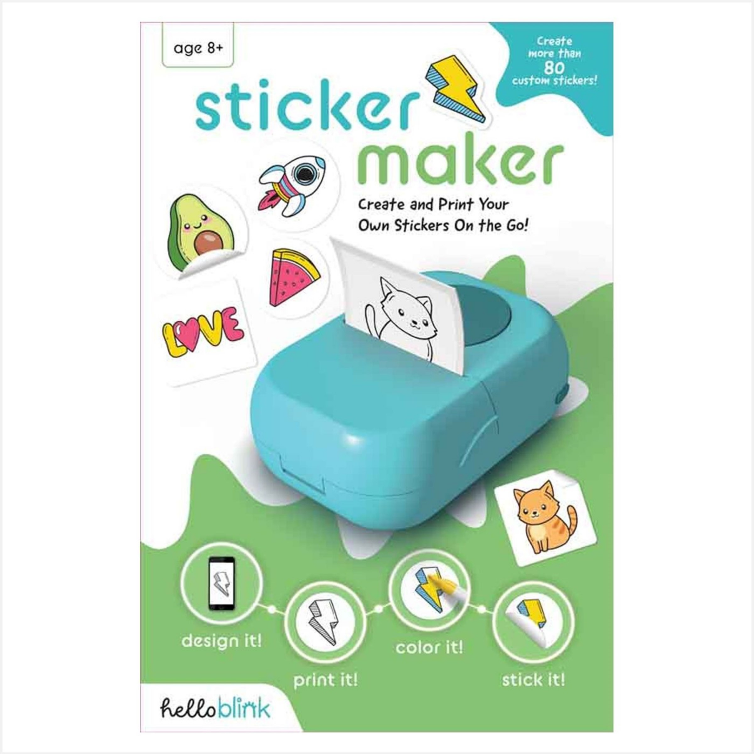 slide 1 of 3, Ceaco Sticker Maker Battery Craft Cutting Machine, 1 ct