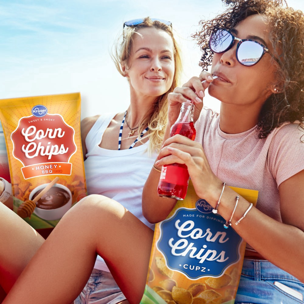slide 2 of 4, Kroger Cupz Corn Chips, 9.75 oz
