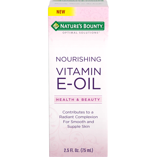 slide 1 of 1, Nature's Bounty Optimal Solutions Vitamin E Oil Health and Beauty, 2.5 oz