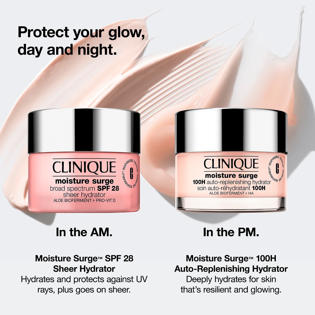 slide 7 of 8, CLINIQUE Moisture Surge™ Broad Spectrum Sunscreen SPF 28 Sheer Hydrator Moisturizer 1.6 oz / 50 mL, 