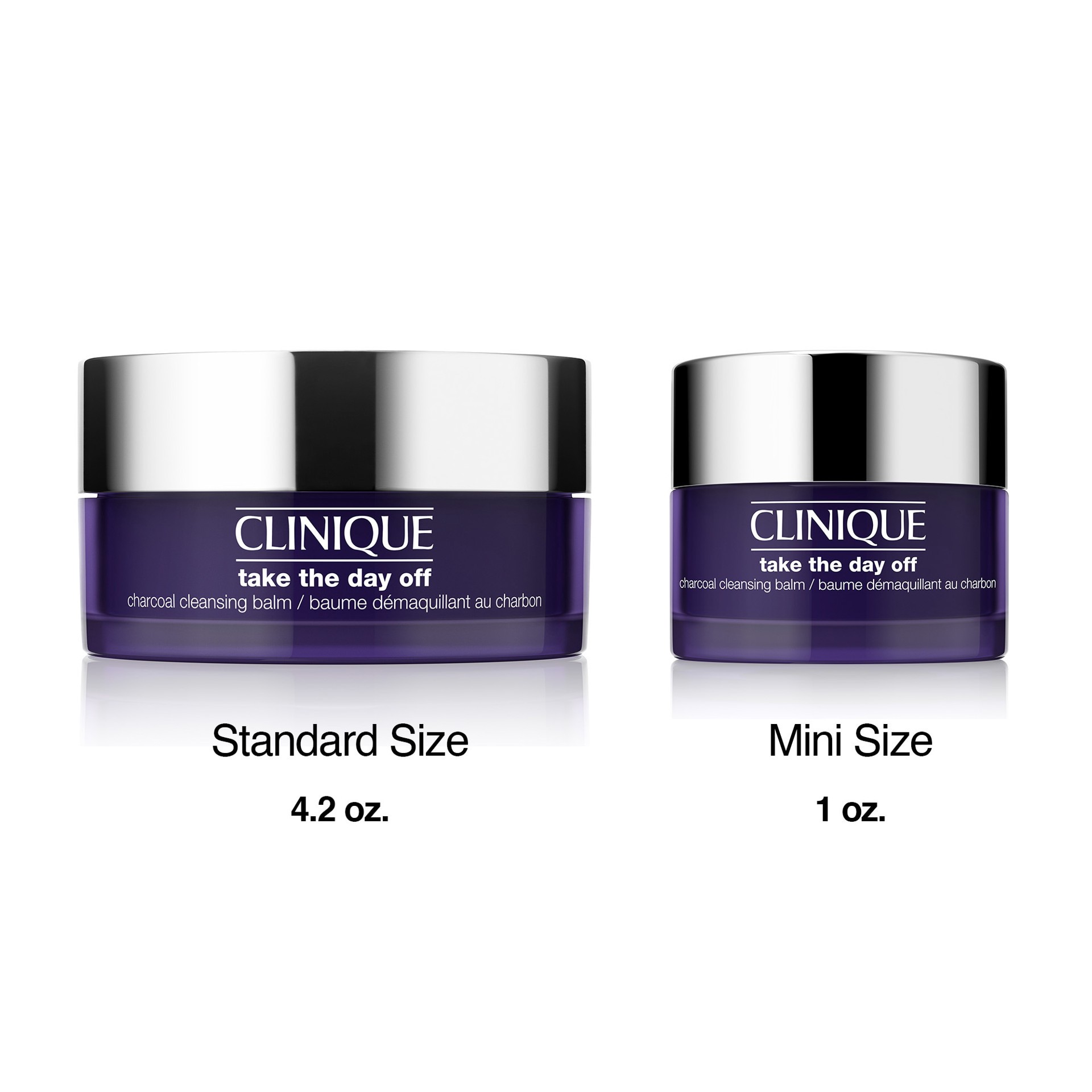 slide 4 of 7, CLINIQUE Mini Take The Day Off Charcoal Cleansing Balm Makeup Remover 1 oz / 30 mL, 1 oz / 30 ml