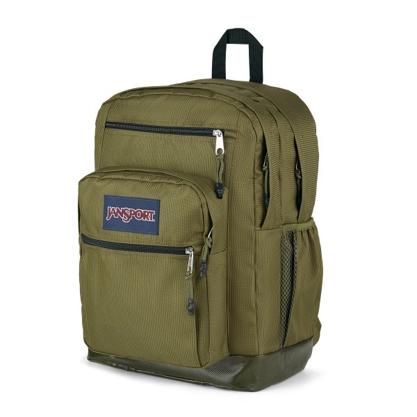slide 2 of 4, Jansport Cool Student Remix Backpack With 15'' Laptop Pocket, Army Green, 1 ct
