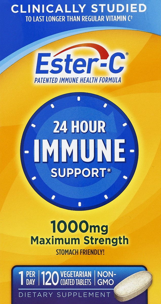 slide 3 of 4, Ester-C Immune Support 120 ea, 120 ct